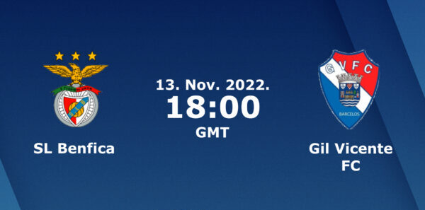 Benfica vs Gil Vicente Prediction and Match Preview