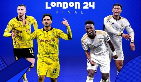 Identify chung kết C1: Dortmund với Real Madrid 02h00 2/6/2024
