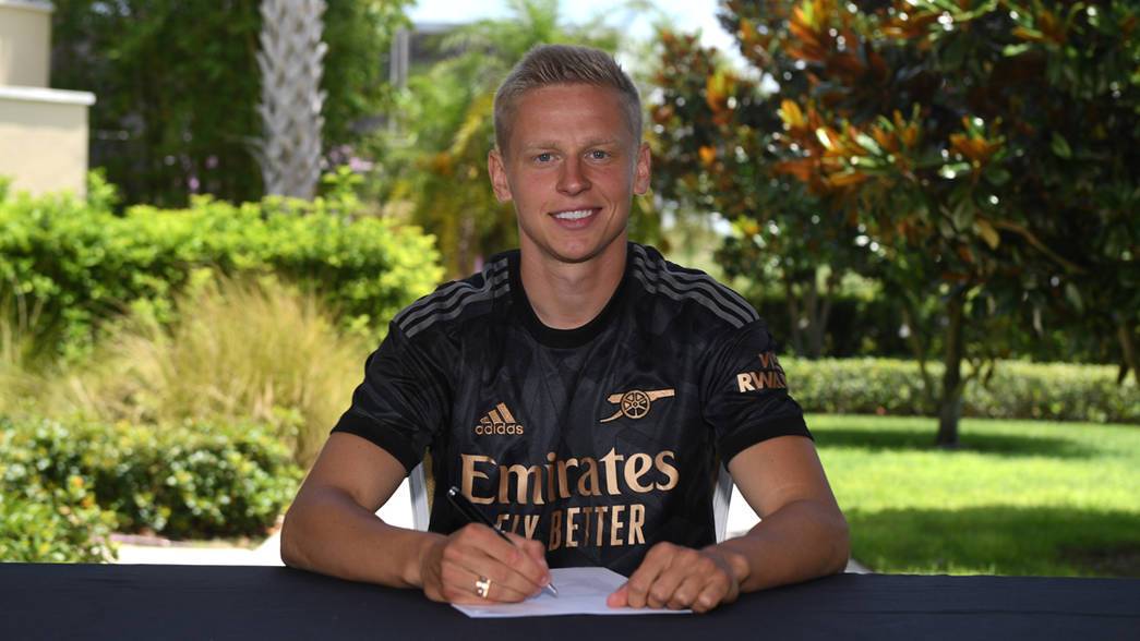 Oleksandr Zinchenko has joined Arsenal from Manchester City